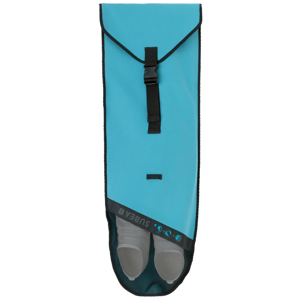 Protective cover for freediving fins